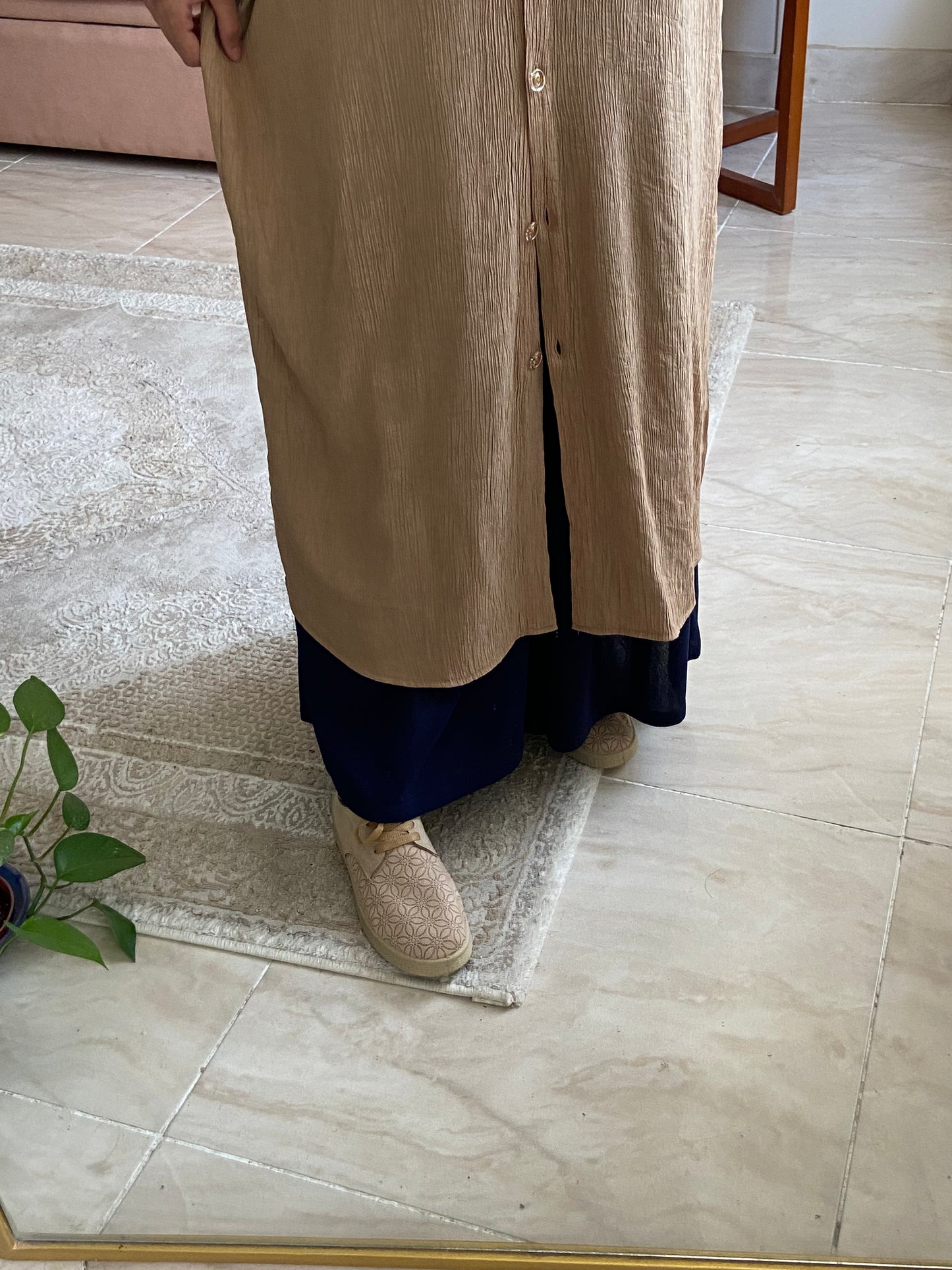 Long linen shirt