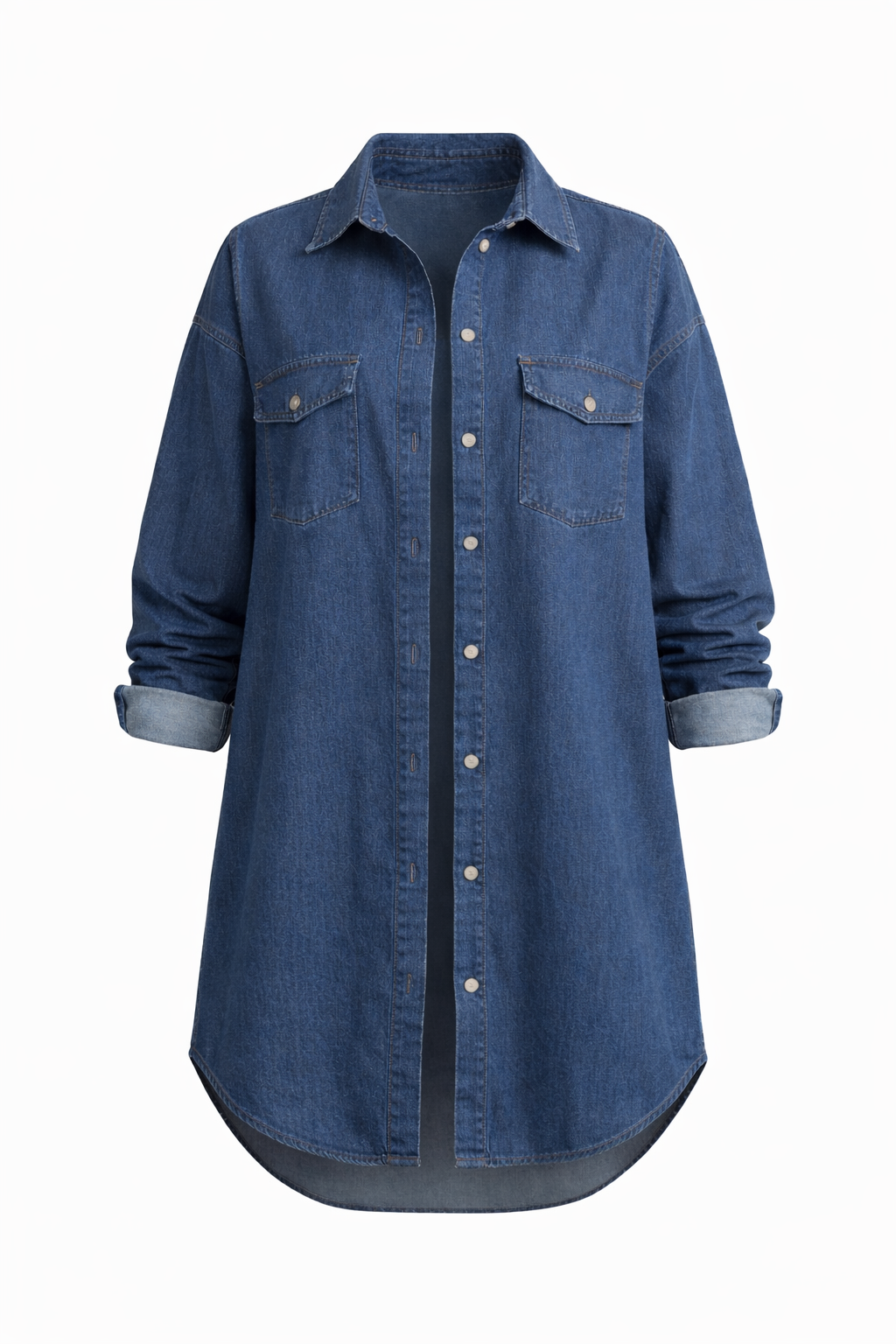 Long sleeve denim shirt