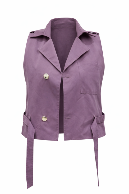 Gabardine Vest