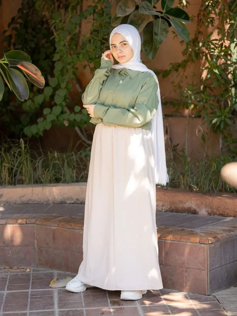 Luxury Full-Length Sack Skirt | تنورة افازيه طويلة للمحجبات