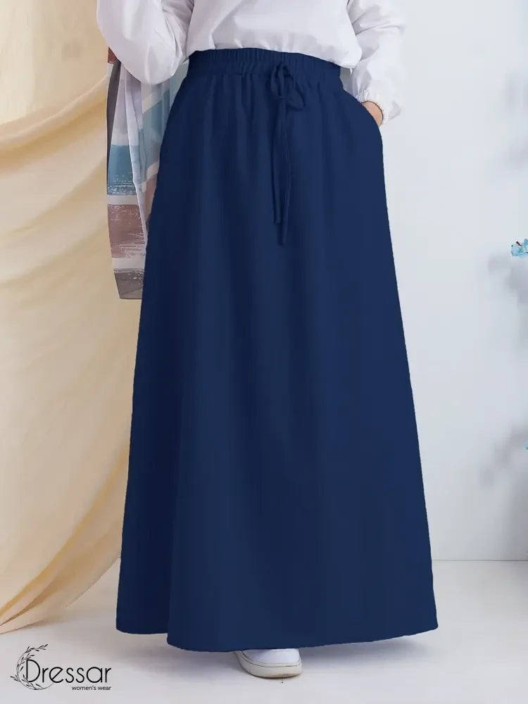 Navy pocket Skirt