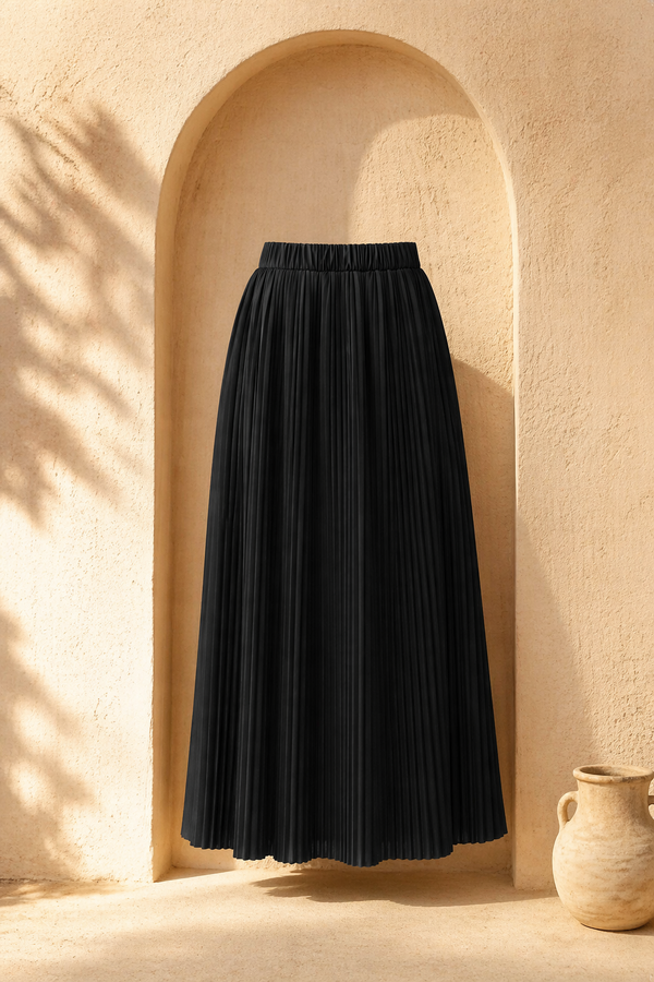 Small-Pleat Skoba Skirt (Plissé)