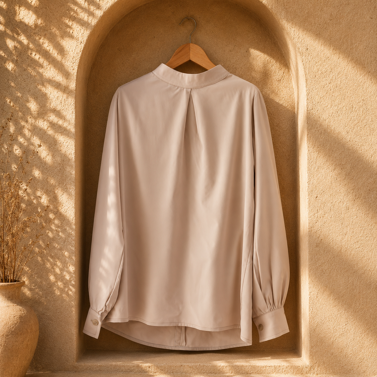 Soft Café Blouse