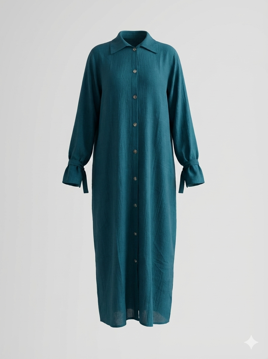 Long linen shirt