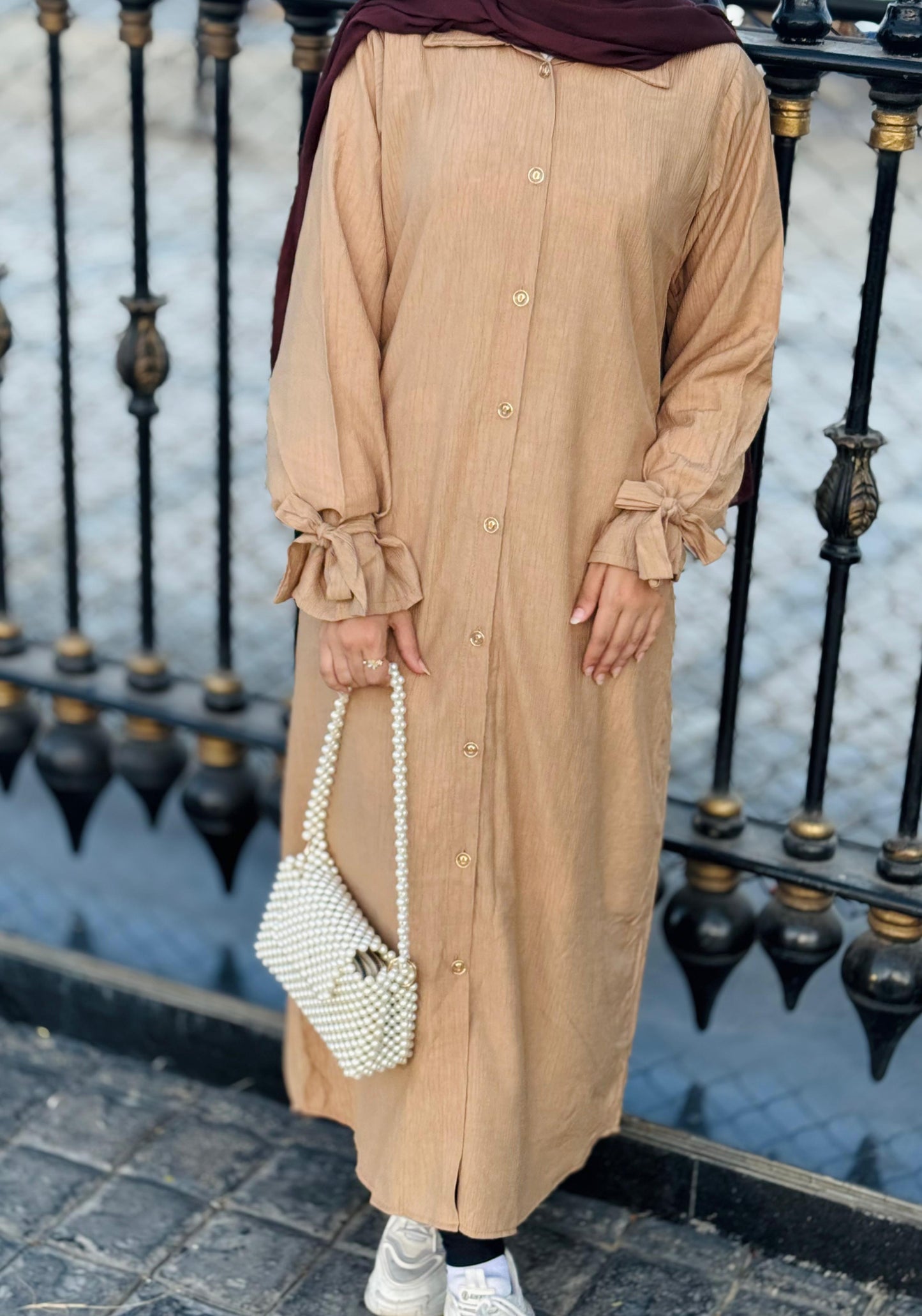Long linen shirt