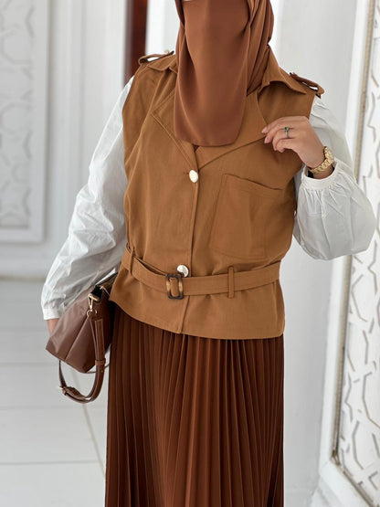 Gabardine Vest