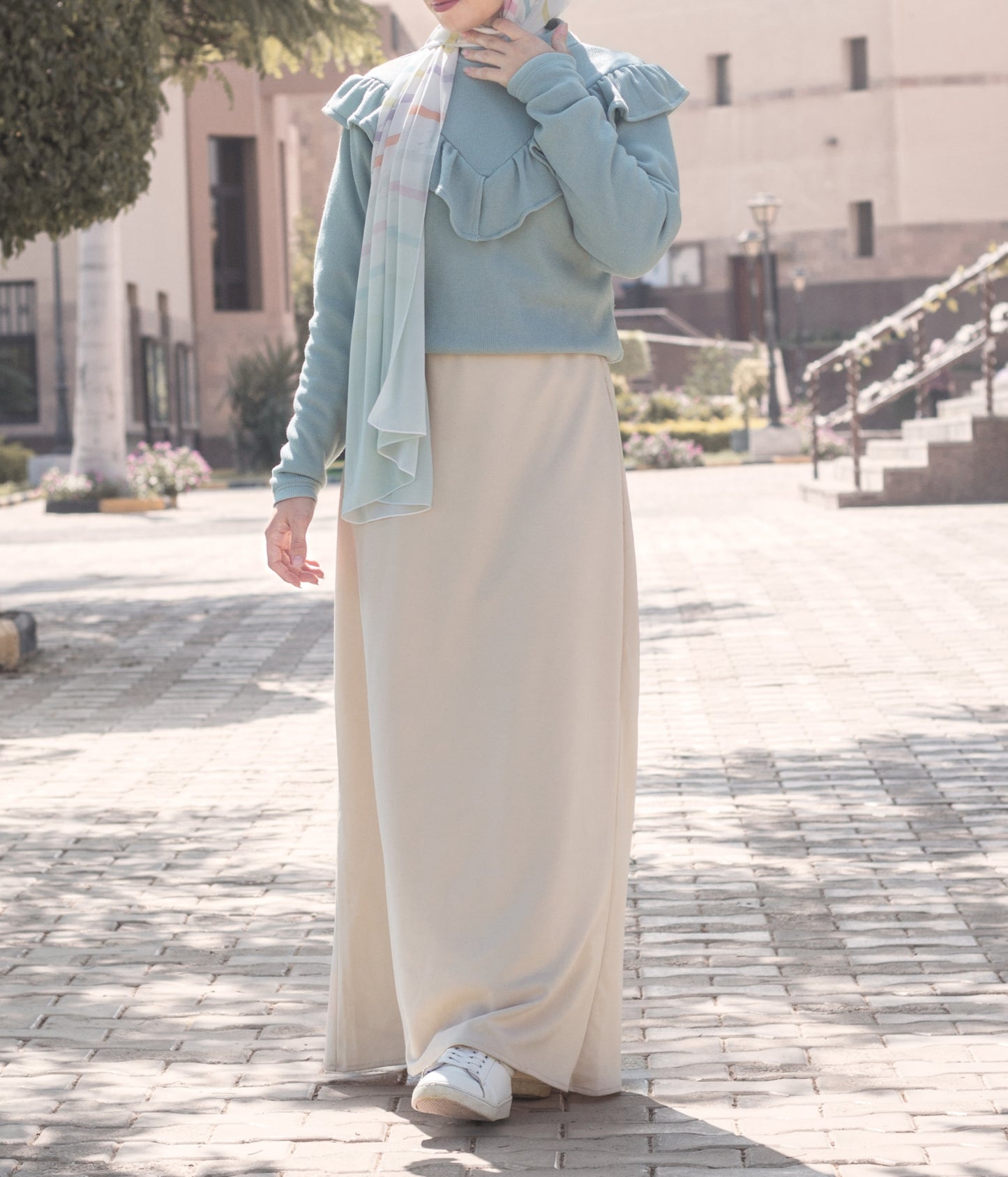 Luxury Full-Length Sack Skirt | تنورة افازيه طويلة للمحجبات