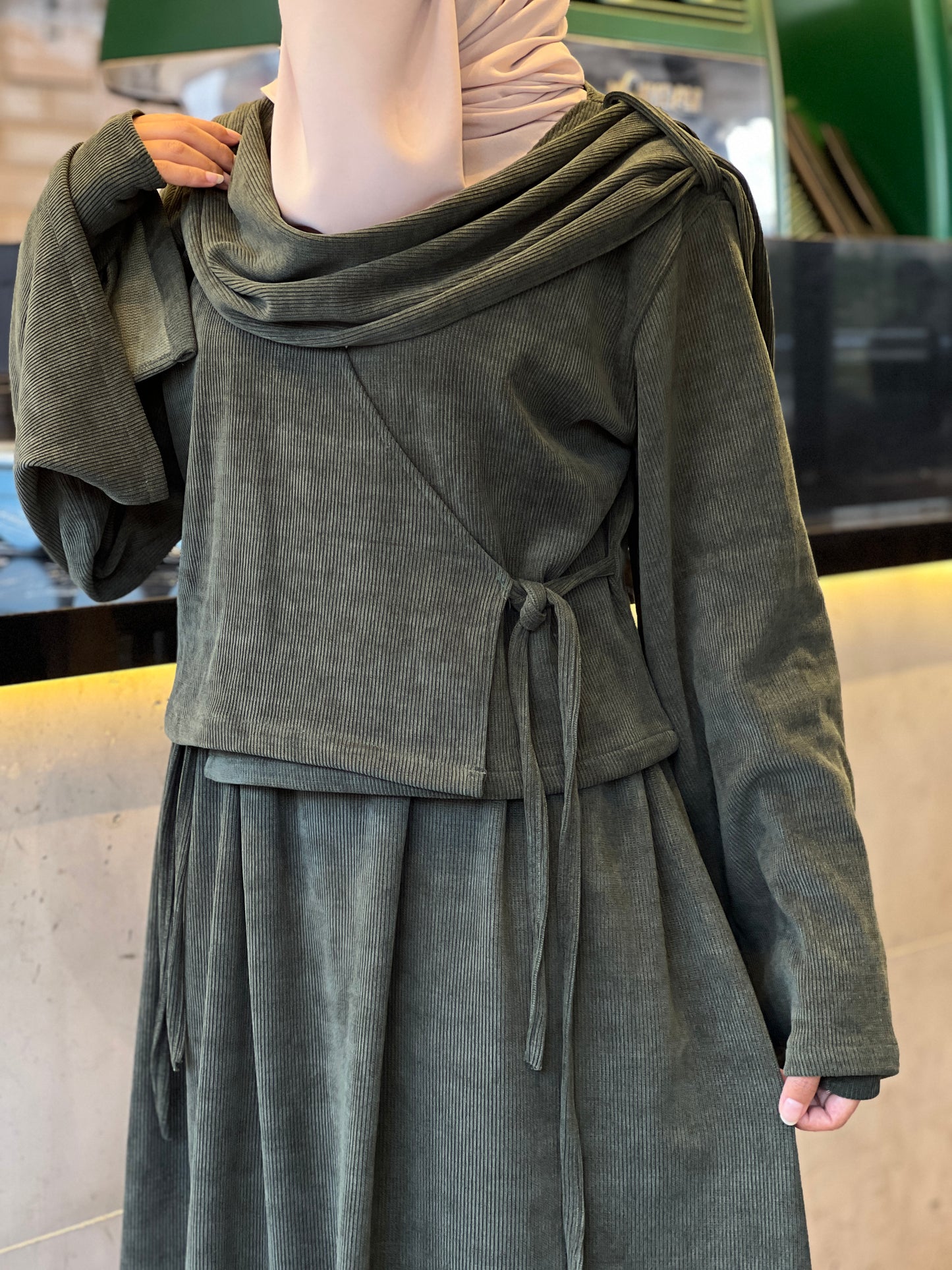 Ribbed cotton Suit