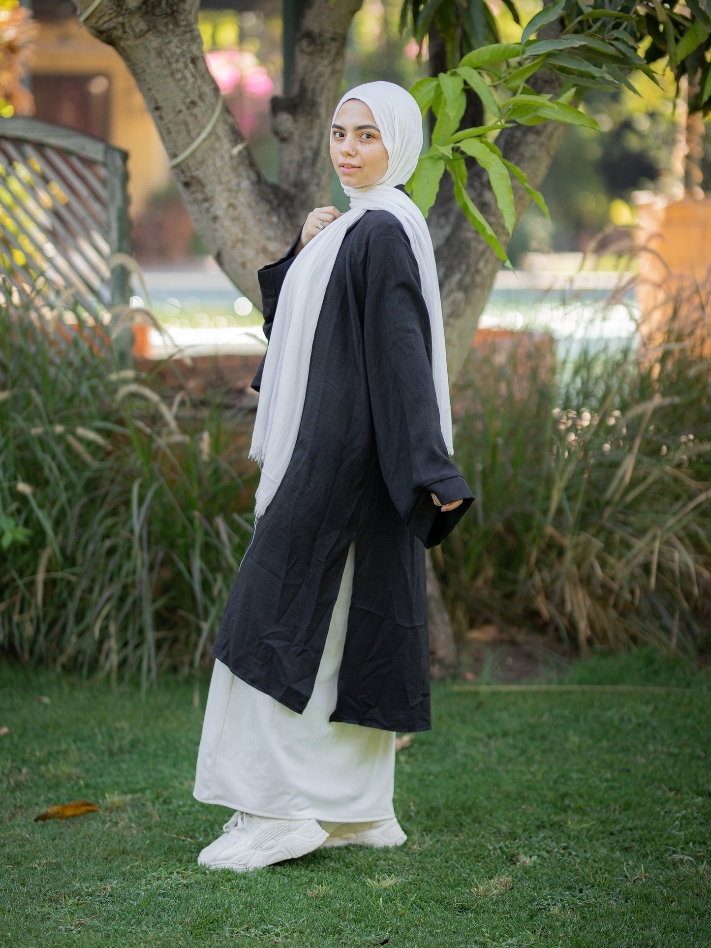 Short  Kimono with wide sleeve