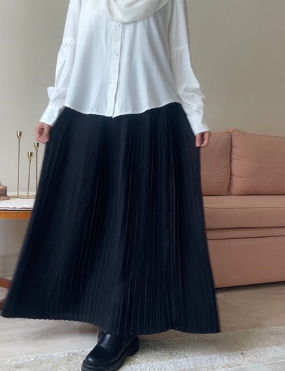 Pleated Maxi Skirt (Plissé)