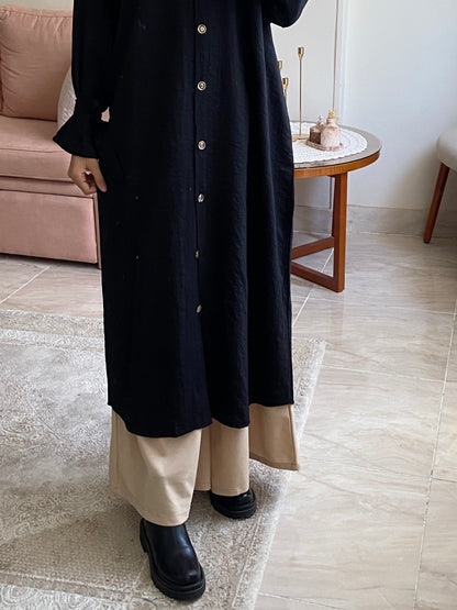 Long linen shirt