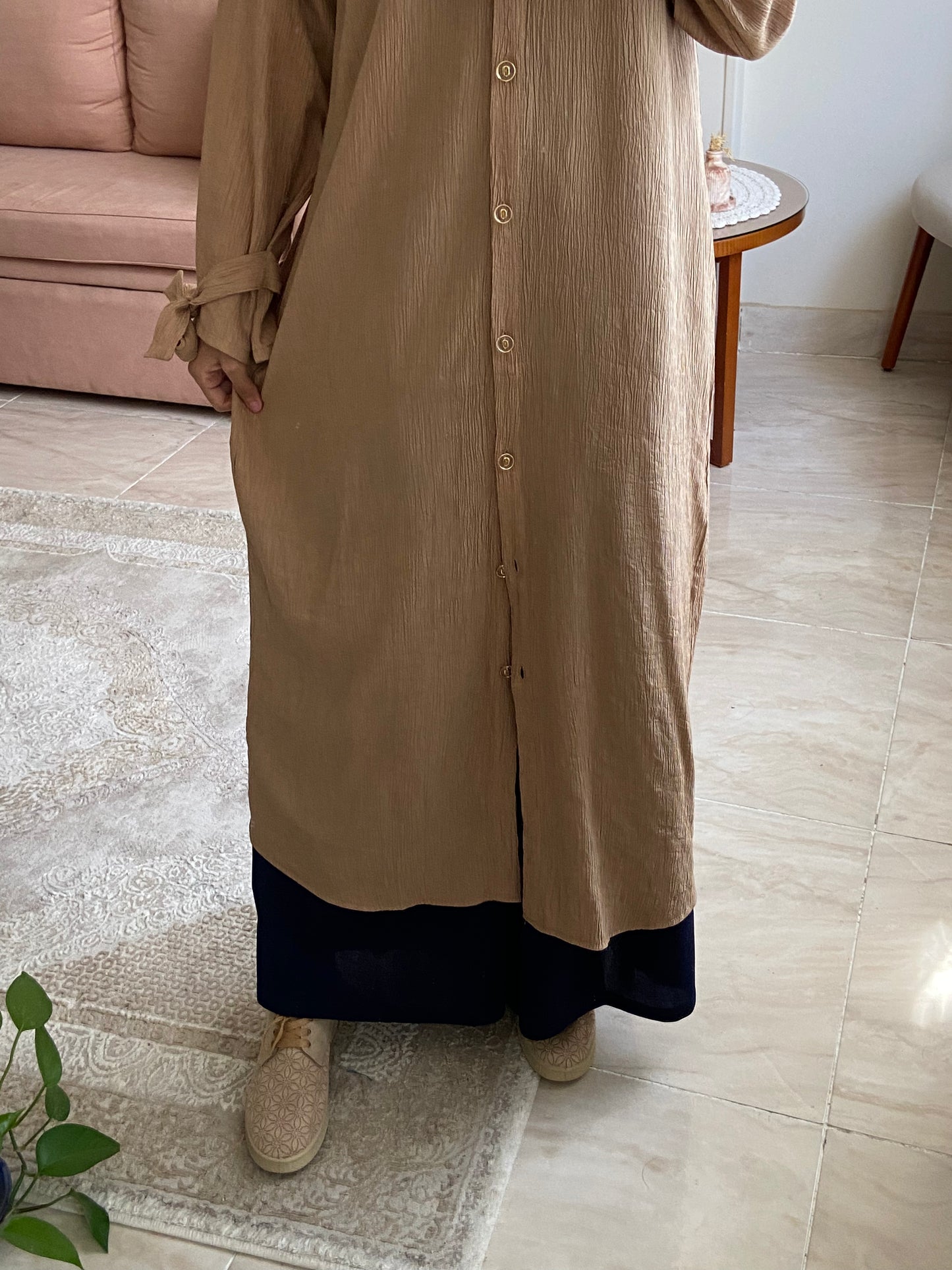 Long linen shirt
