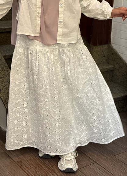 Luxury Tiered Joubert Skirt | تنورة جوبير فاخرة