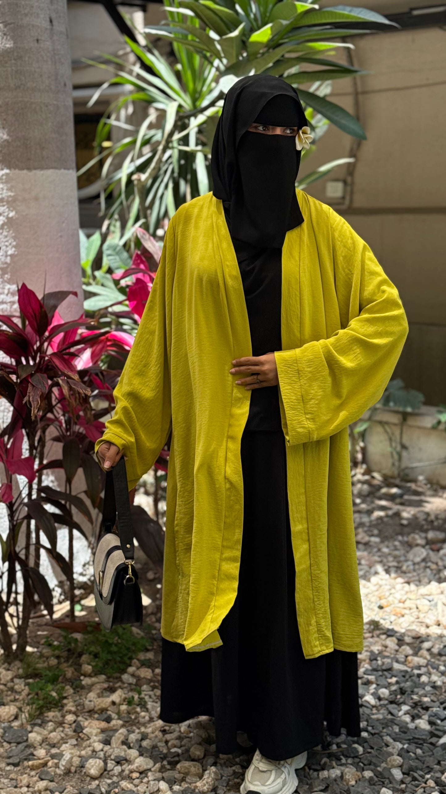 Short  Kimono with wide sleeve