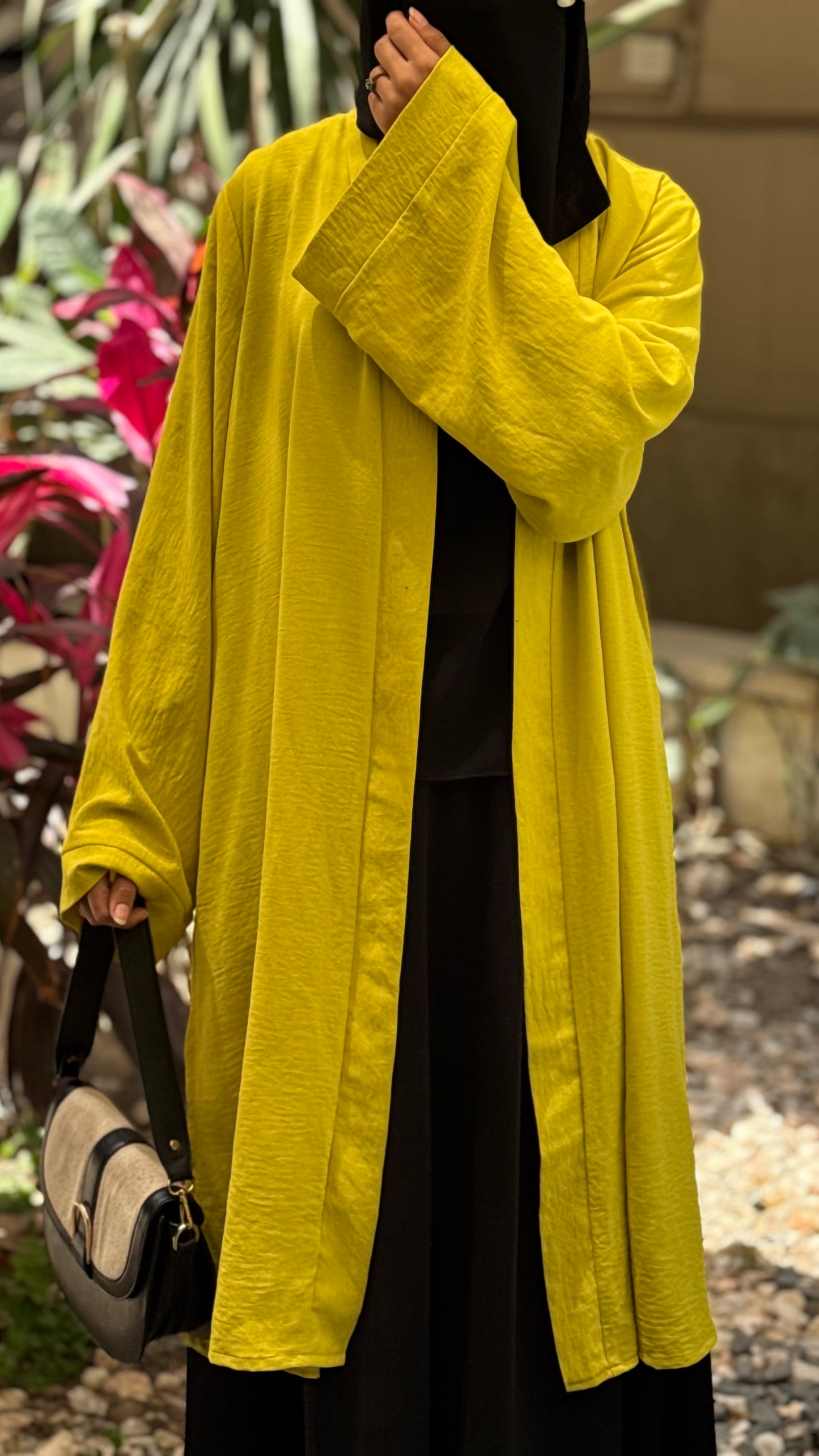 Short  Kimono with wide sleeve