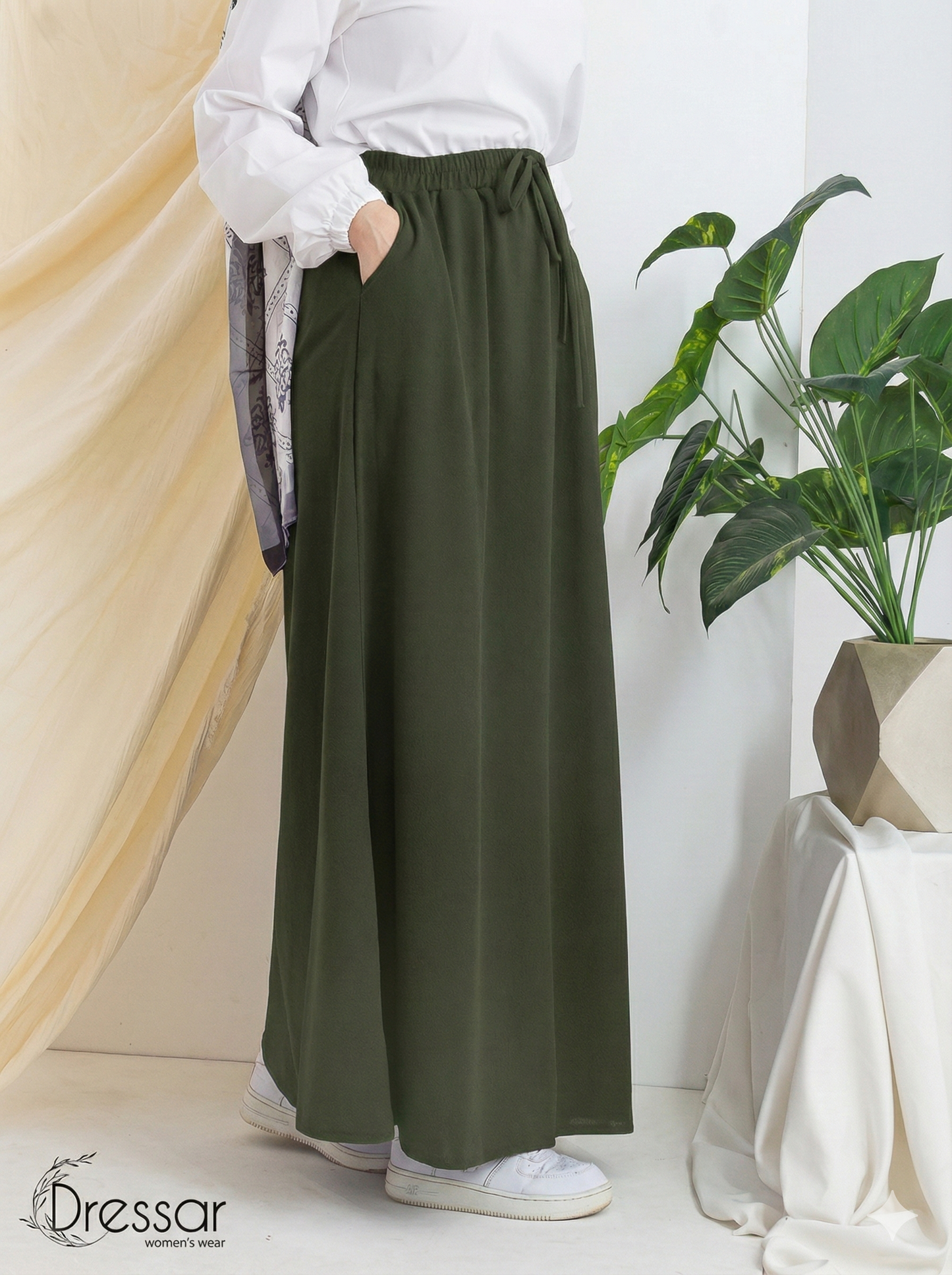 Olive pocket Skirt