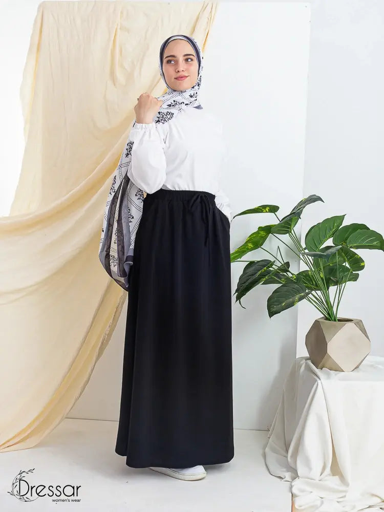 Black pocket Skirt
