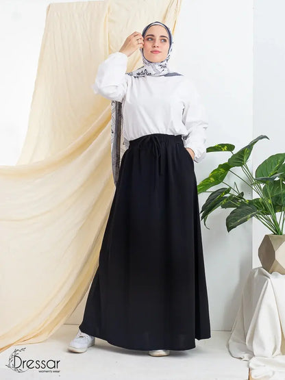 Black pocket Skirt
