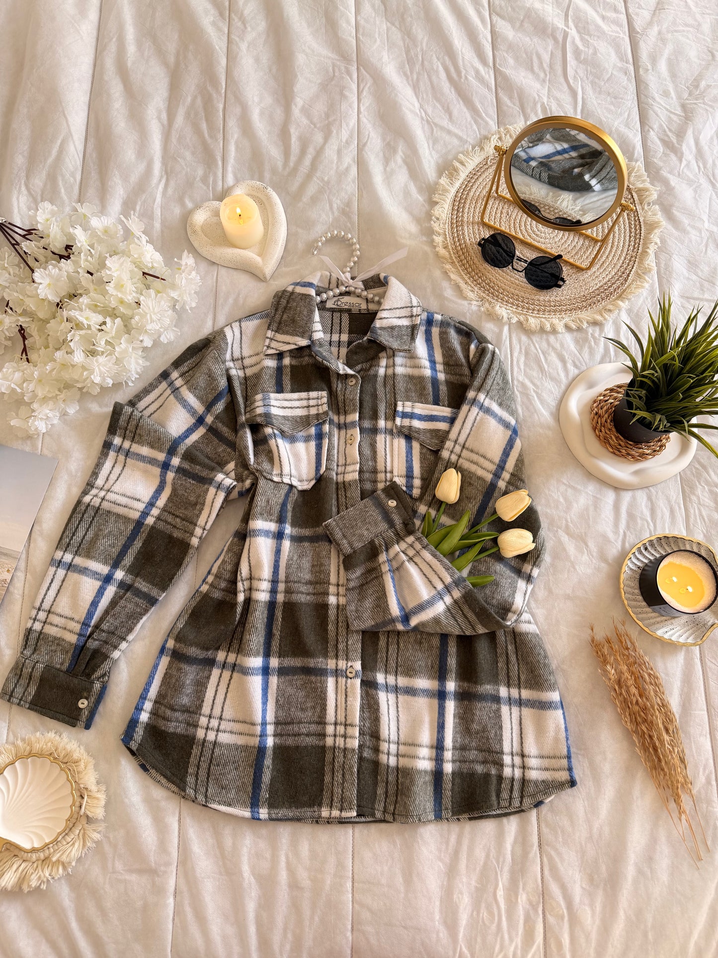 Olive Striped Shirt