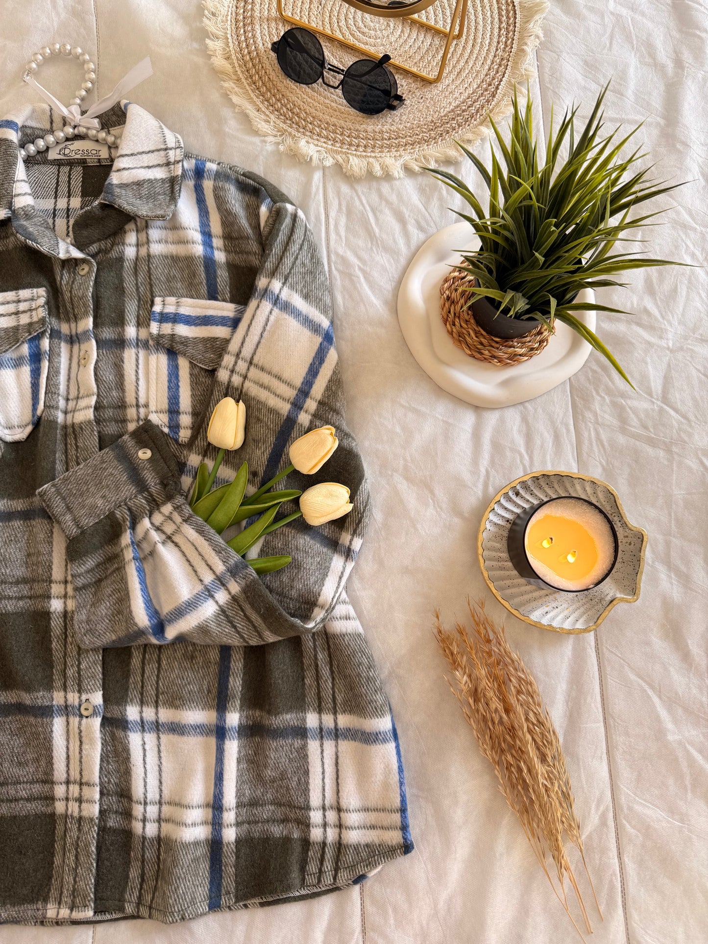 Olive Striped Shirt