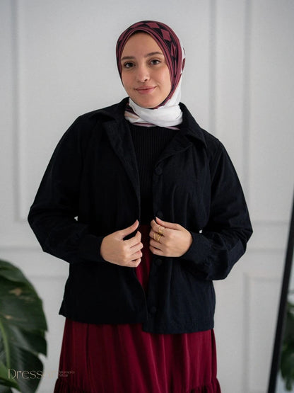 Velvet biscuit jacket