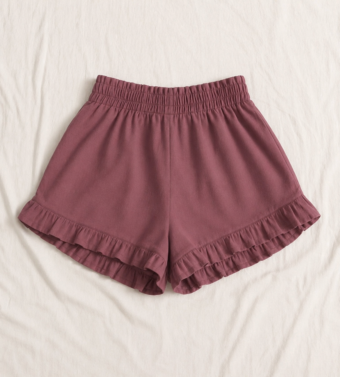 Ruffle Hem Home wear Shorts