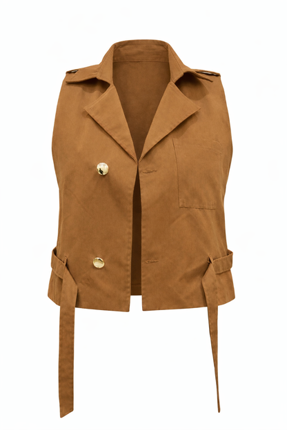 Gabardine Vest