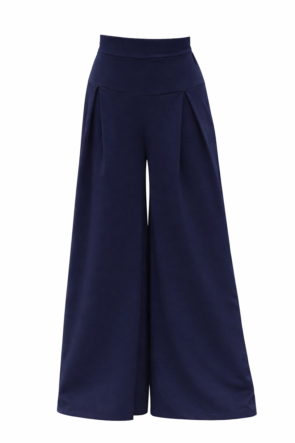 Luxury Wide-Leg Maxi Pants with Pleats | بنطلون واسع فاخر للمحجبات