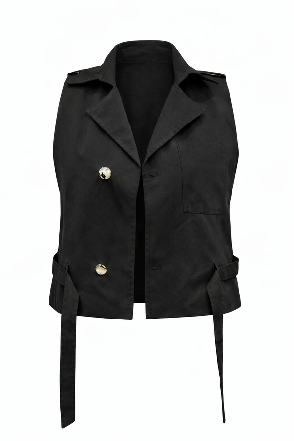 Gabardine Vest