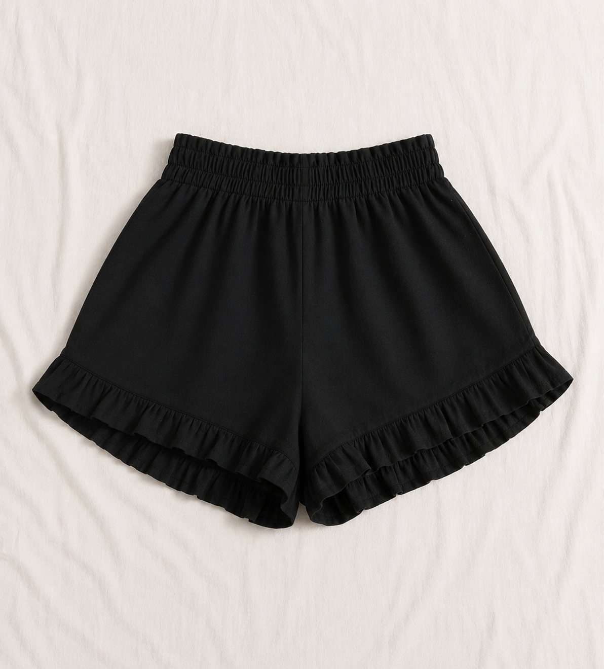 Ruffle Hem Home wear Shorts